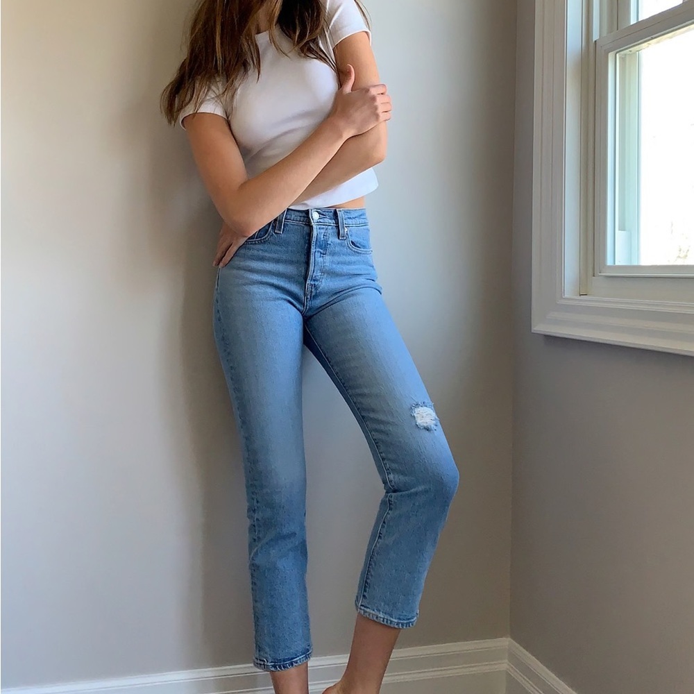 Levi’s Wedgie Straight Tango Blue Jeans